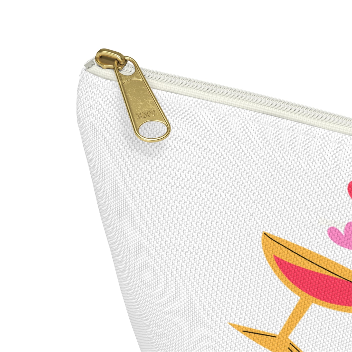 Cocktail Cheers Accessory Pouch — 21st Birthday Makeup Bag