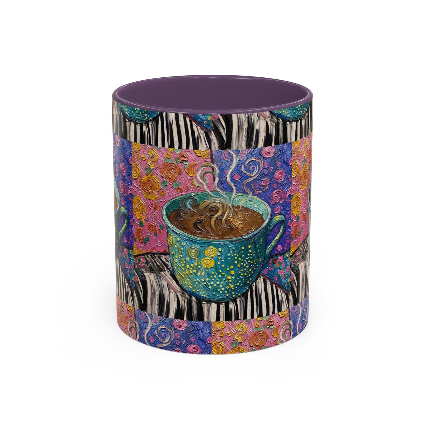 Whimsical Coffee Cup Mug | Accent Coffee Mug 11oz 15oz