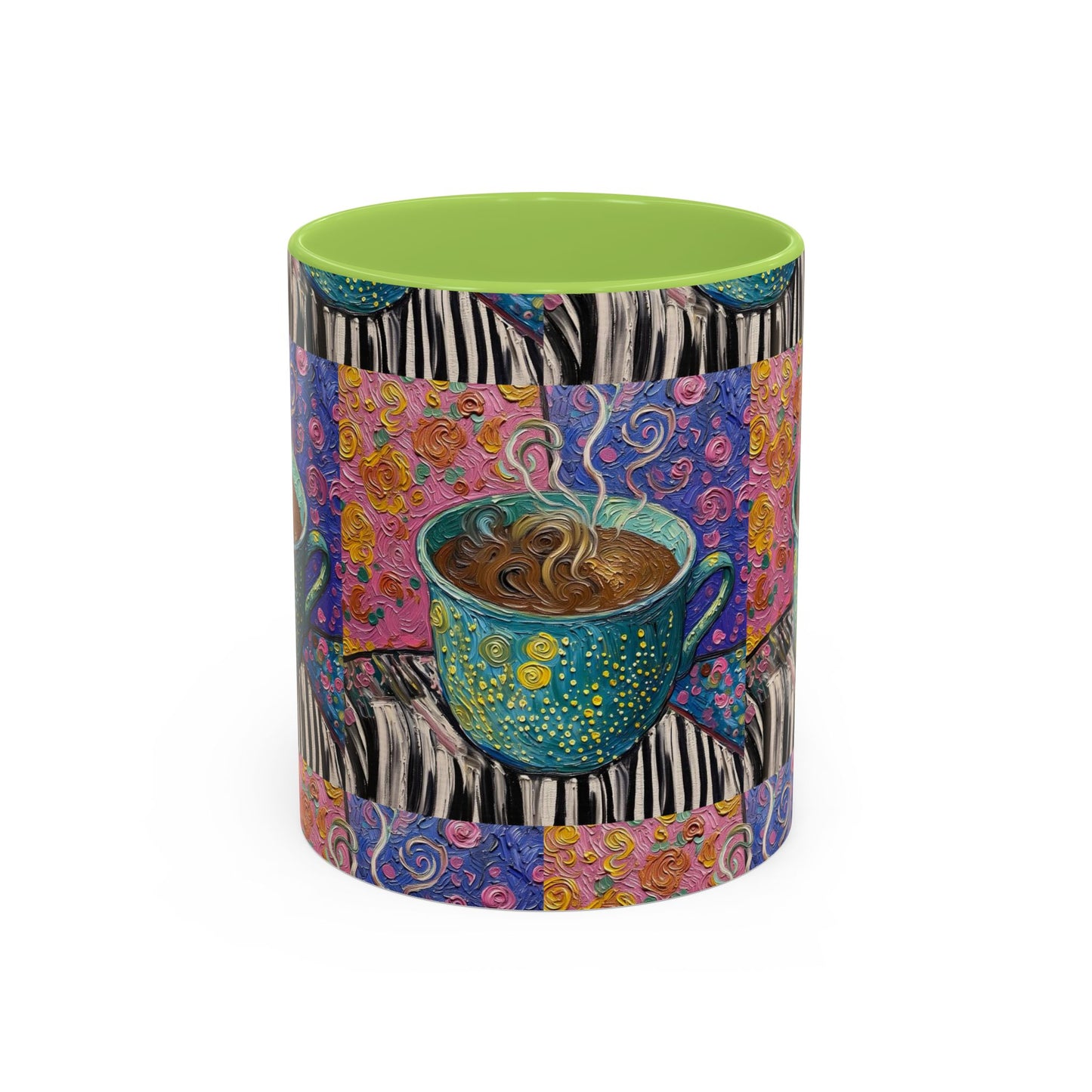 Whimsical Coffee Cup Mug | Accent Coffee Mug 11oz 15oz