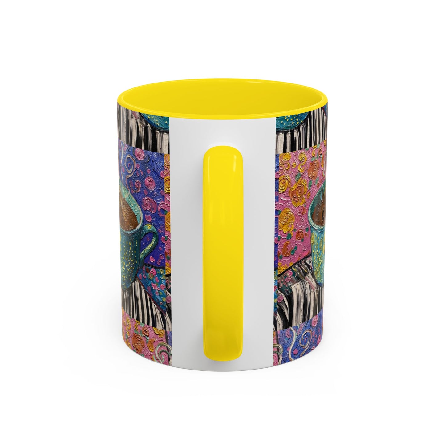 Whimsical Coffee Cup Mug | Accent Coffee Mug 11oz 15oz