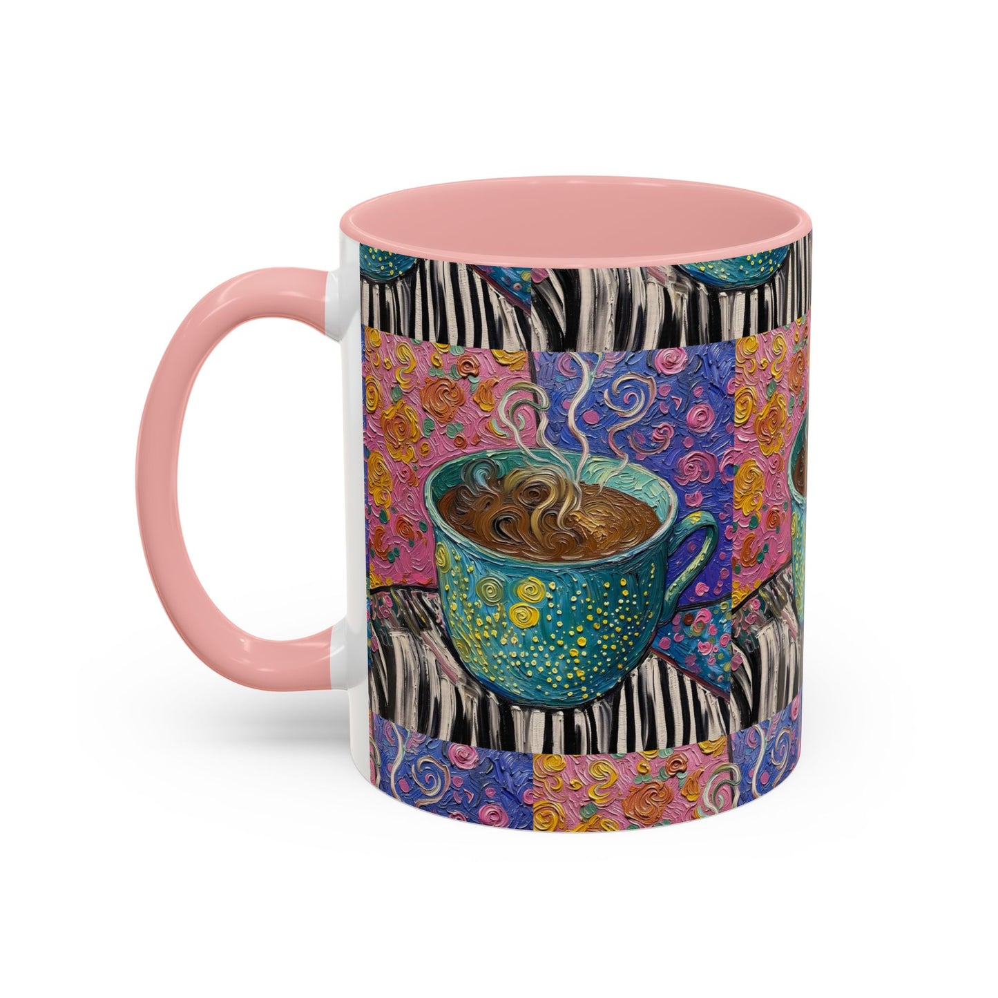 Whimsical Coffee Cup Mug | Accent Coffee Mug 11oz 15oz