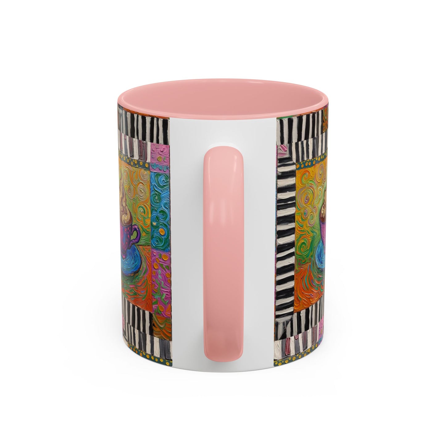 Whimsical Coffee Cup Art mug | Accent Coffee Mug