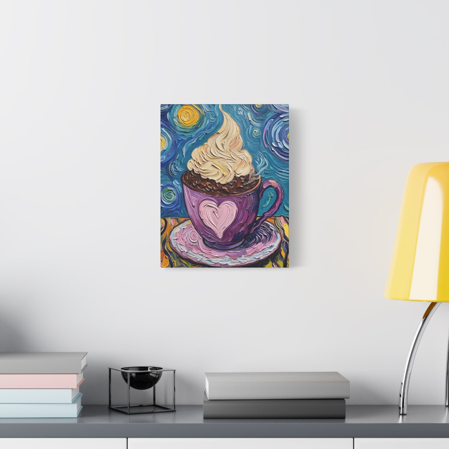 Whipped Hot Chocolate Cup Matte Canvas