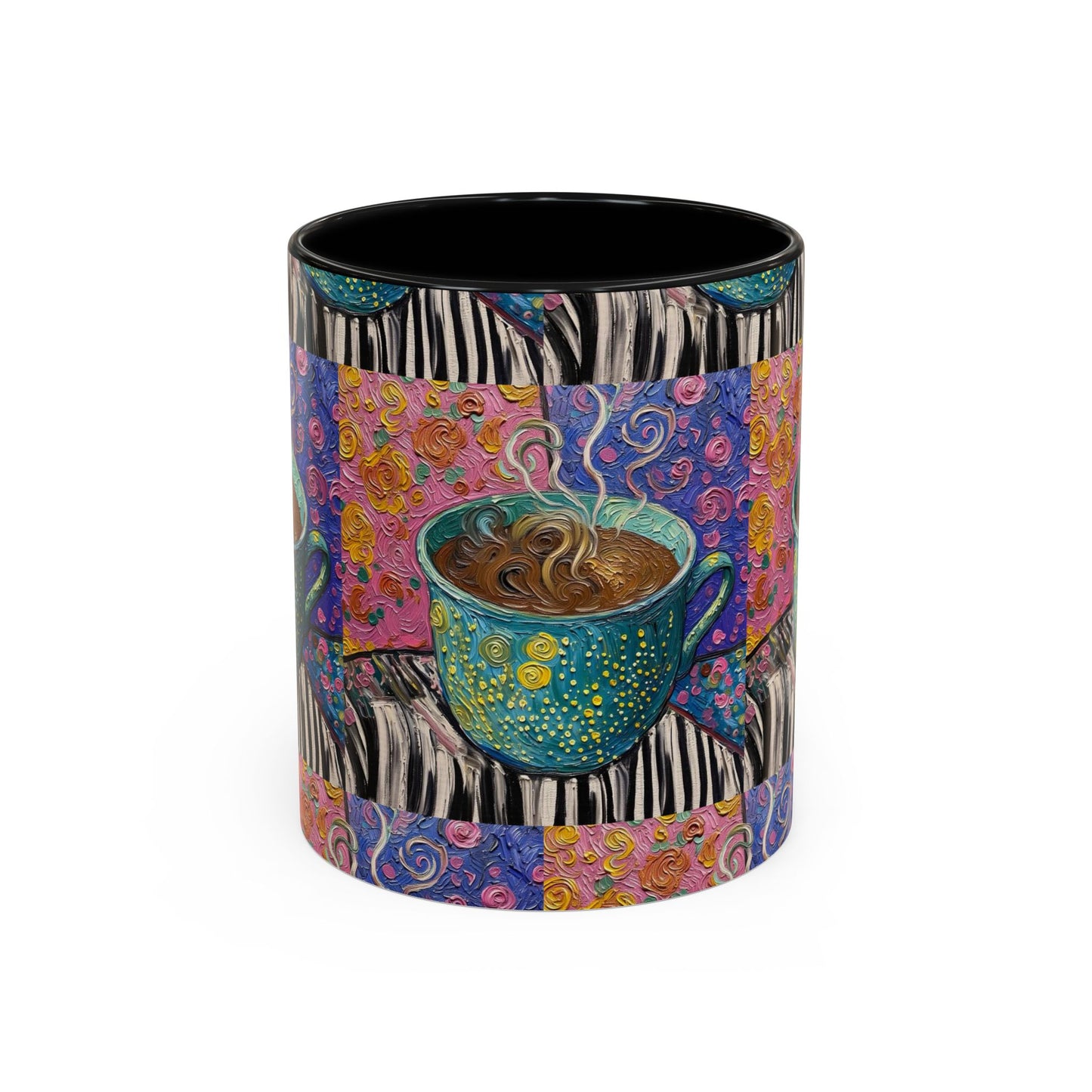 Whimsical Coffee Cup Mug | Accent Coffee Mug 11oz 15oz