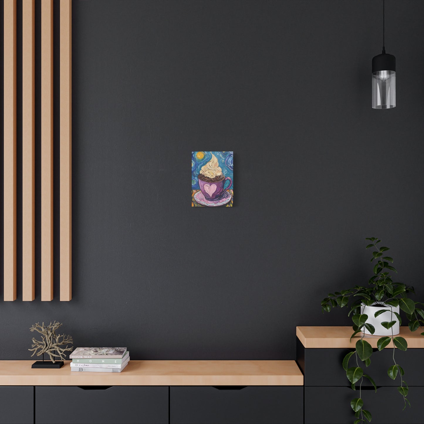Whipped Hot Chocolate Cup Matte Canvas
