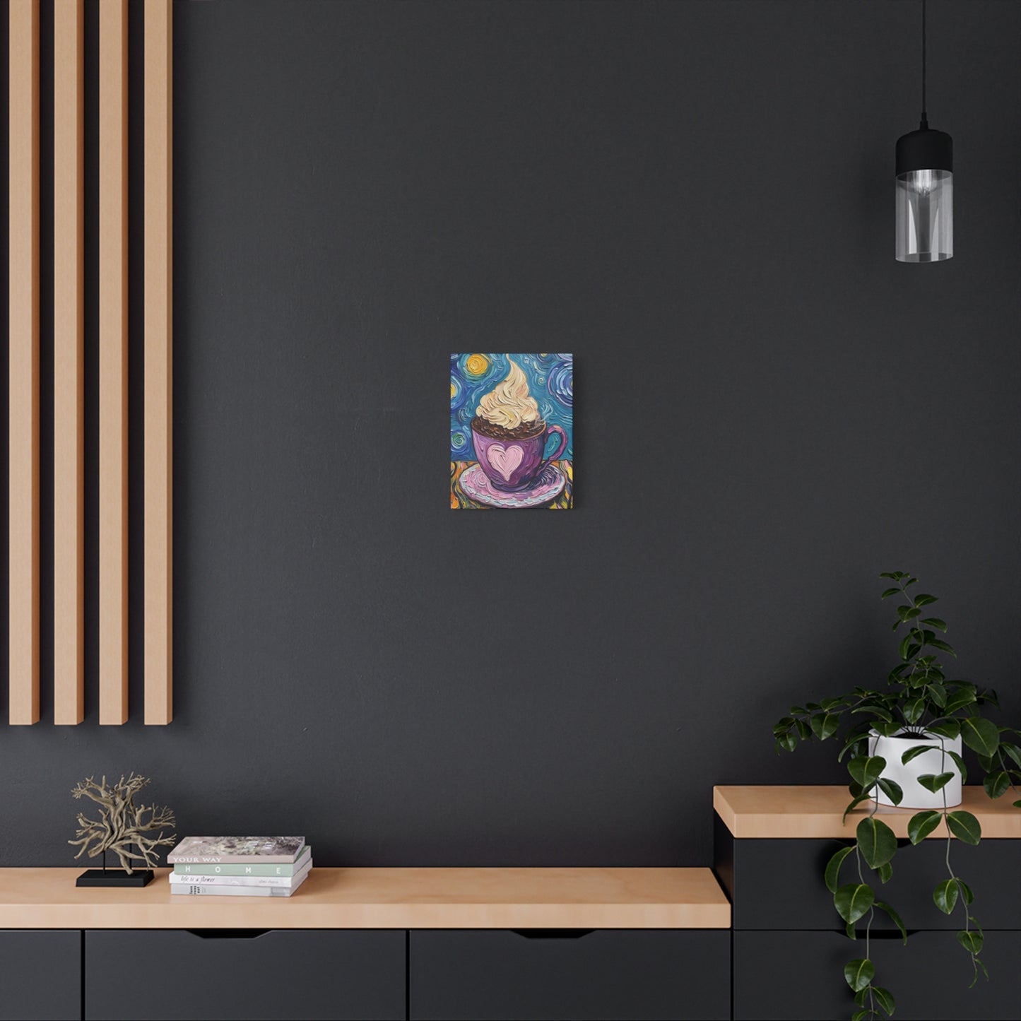 Whipped Hot Chocolate Cup Matte Canvas