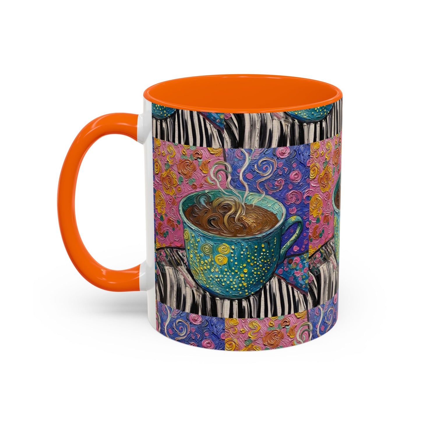 Whimsical Coffee Cup Mug | Accent Coffee Mug 11oz 15oz