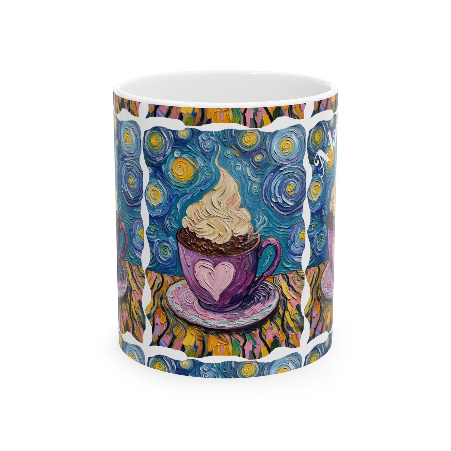 Latte Love artwork mug | Coffee cup ceramic mug
