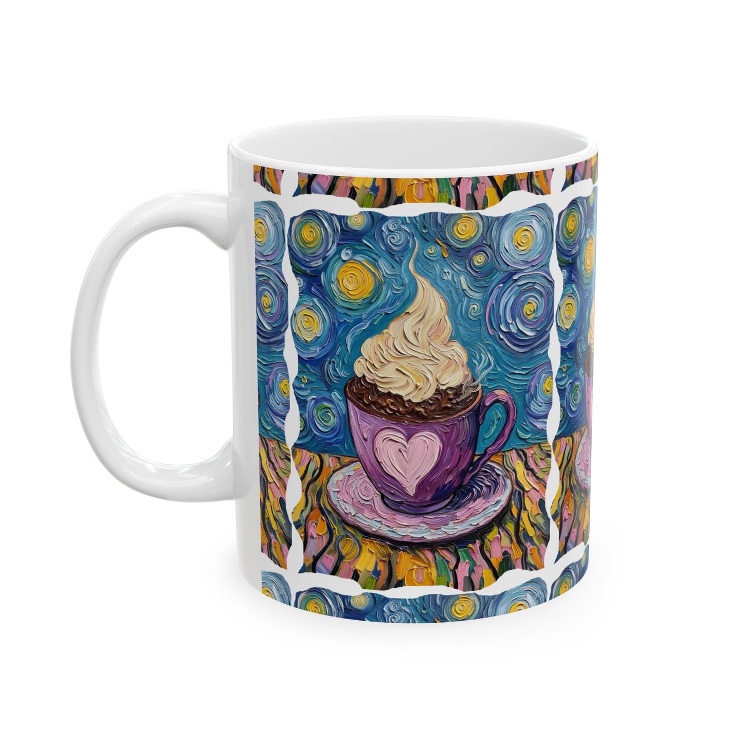Latte Love artwork mug | Coffee cup ceramic mug