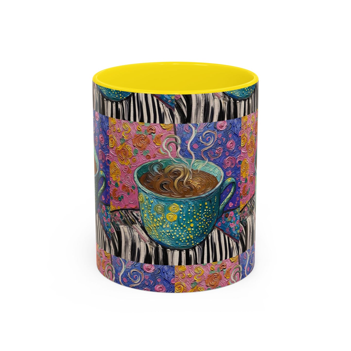 Whimsical Coffee Cup Mug | Accent Coffee Mug 11oz 15oz