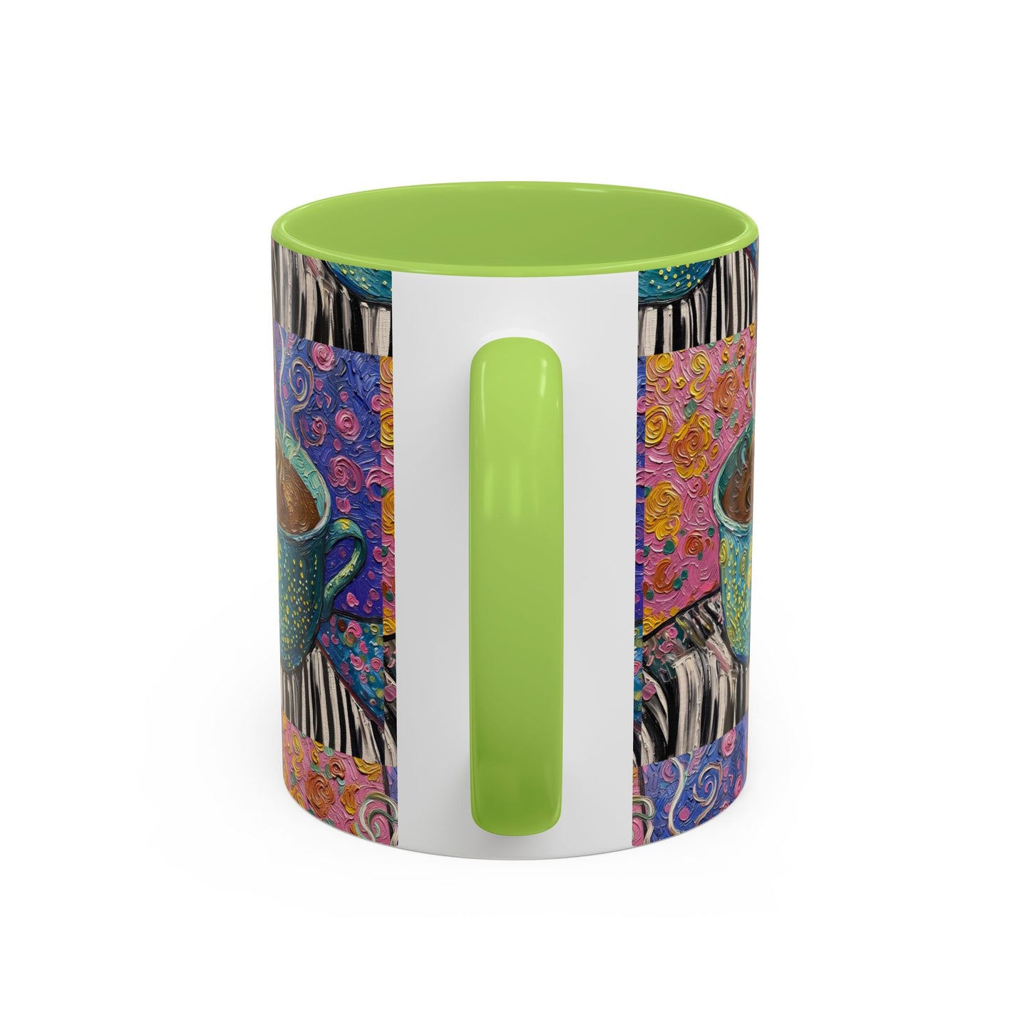 Whimsical Coffee Cup Mug | Accent Coffee Mug 11oz 15oz
