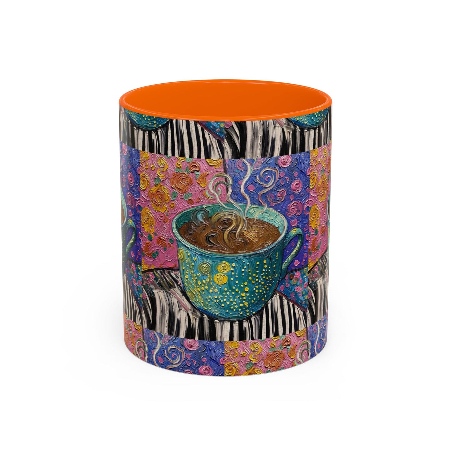 Whimsical Coffee Cup Mug | Accent Coffee Mug 11oz 15oz