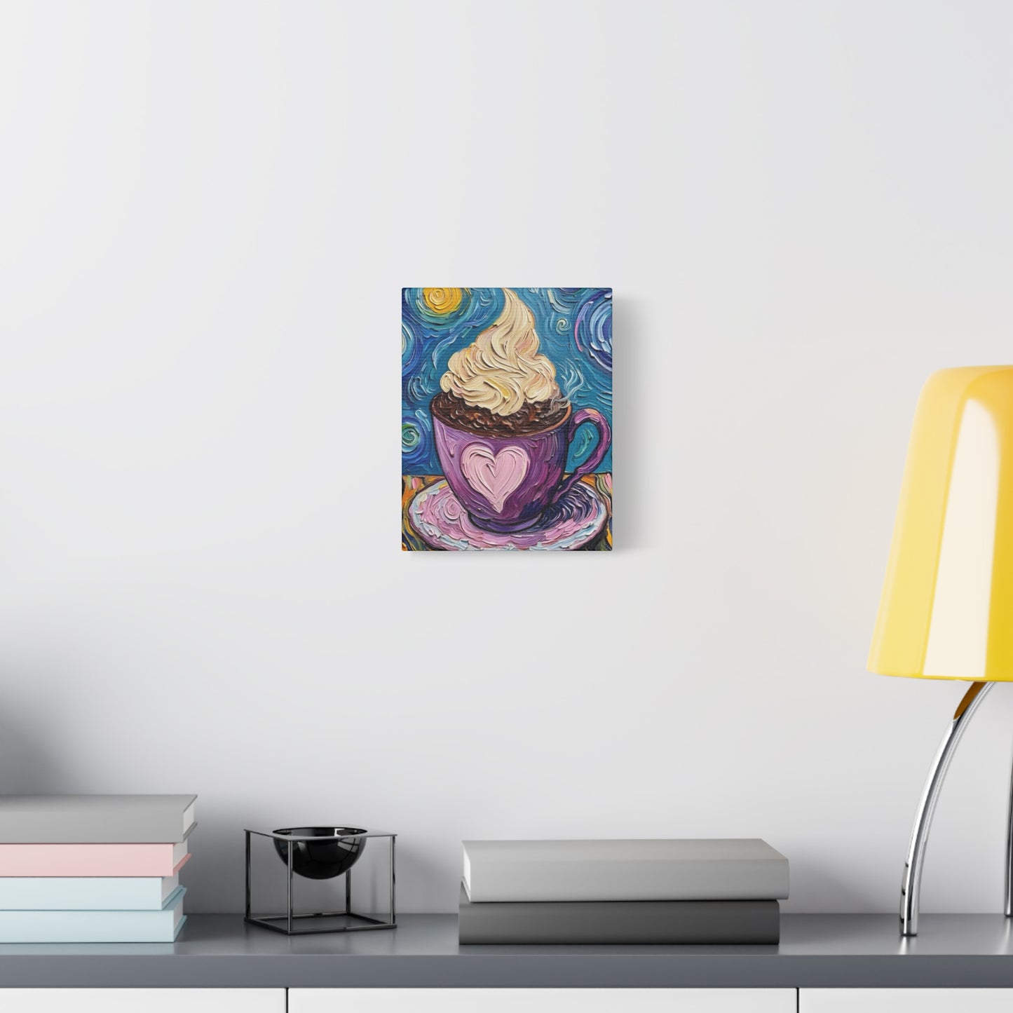 Whipped Hot Chocolate Cup Matte Canvas