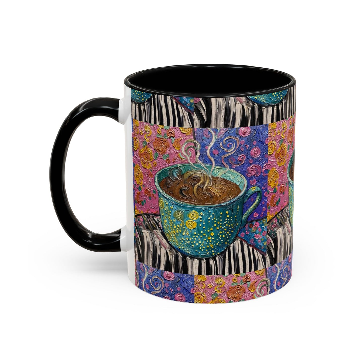 Whimsical Coffee Cup Mug | Accent Coffee Mug 11oz 15oz