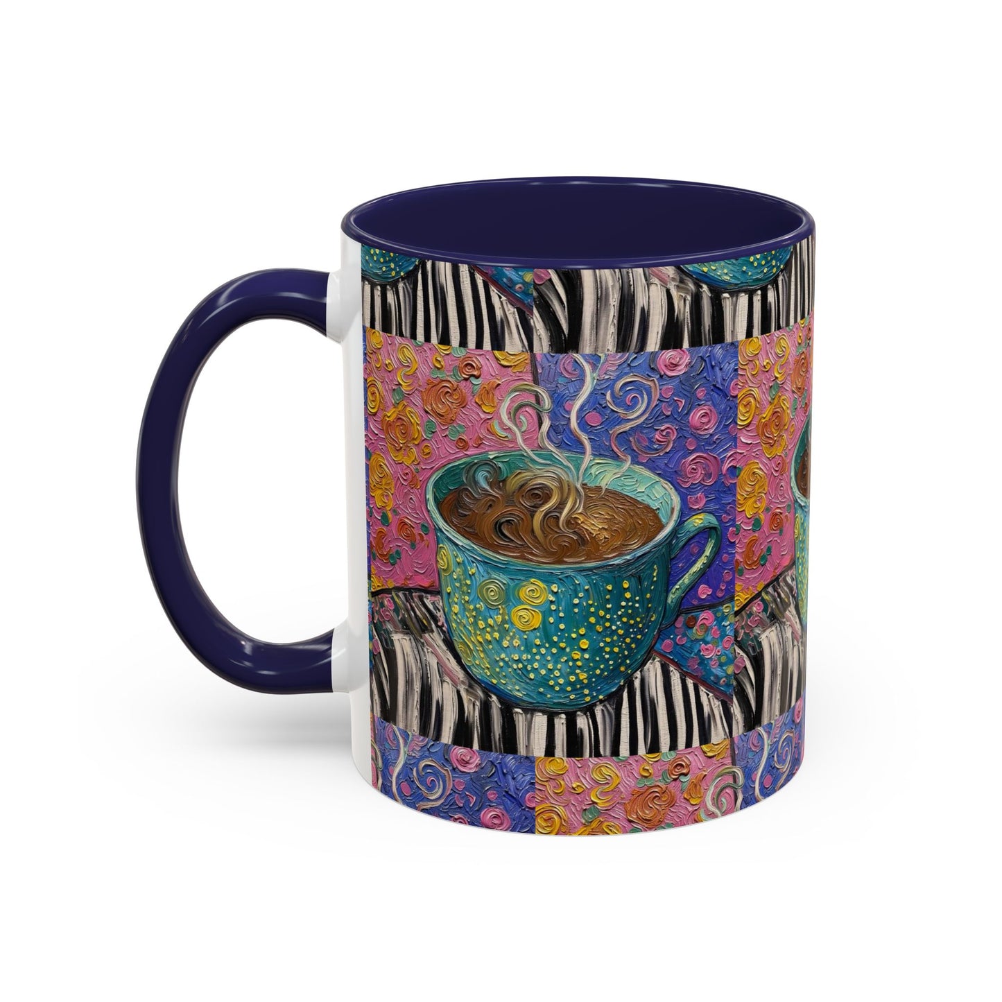 Whimsical Coffee Cup Mug | Accent Coffee Mug 11oz 15oz