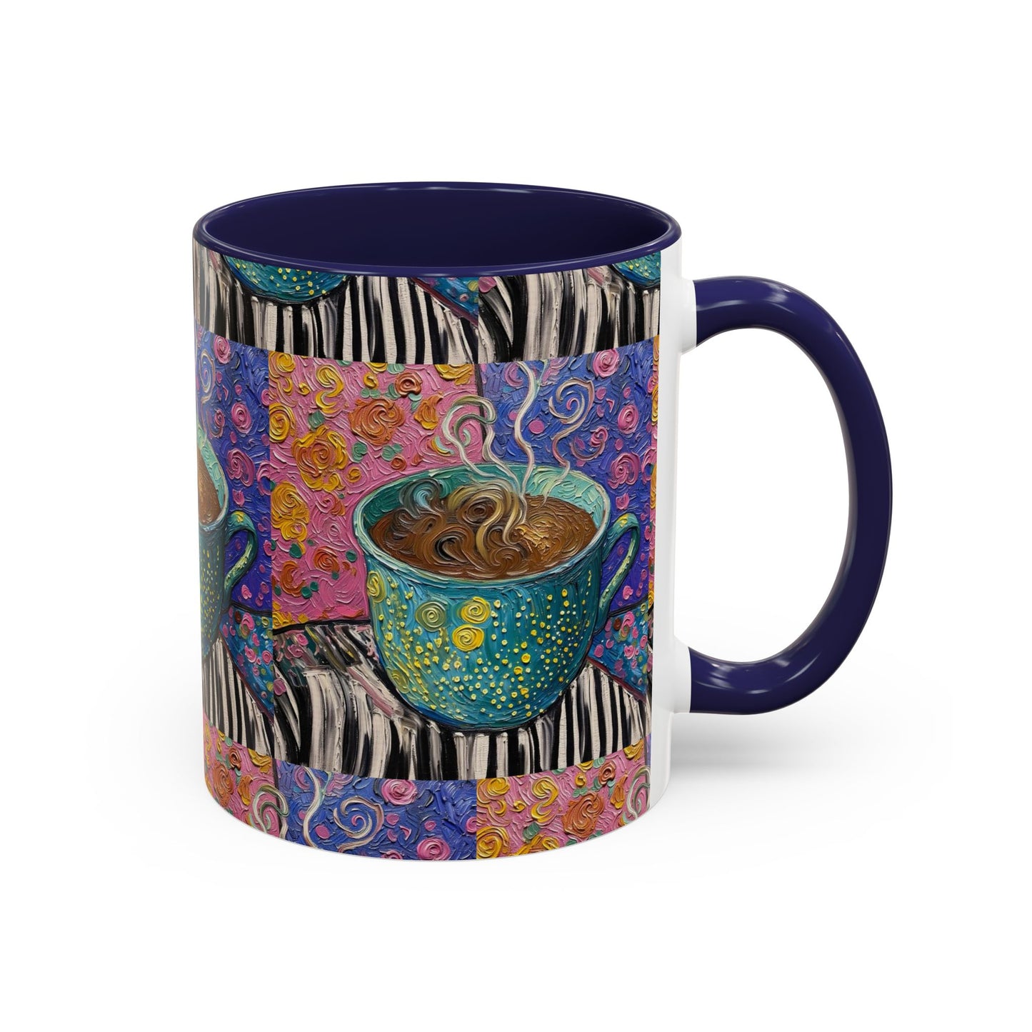 Whimsical Coffee Cup Mug | Accent Coffee Mug 11oz 15oz