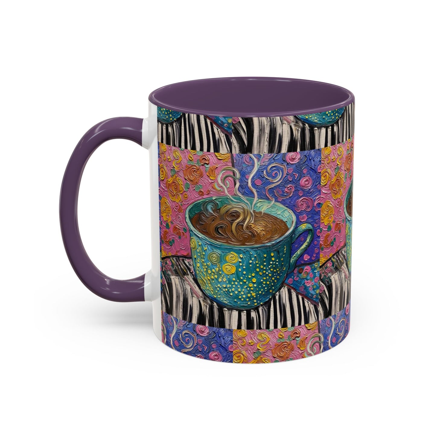 Whimsical Coffee Cup Mug | Accent Coffee Mug 11oz 15oz
