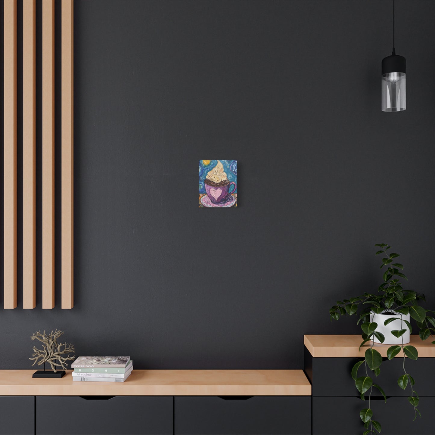 Whipped Hot Chocolate Cup Matte Canvas