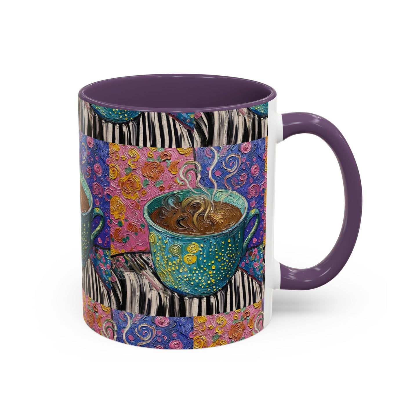 Whimsical Coffee Cup Mug | Accent Coffee Mug 11oz 15oz