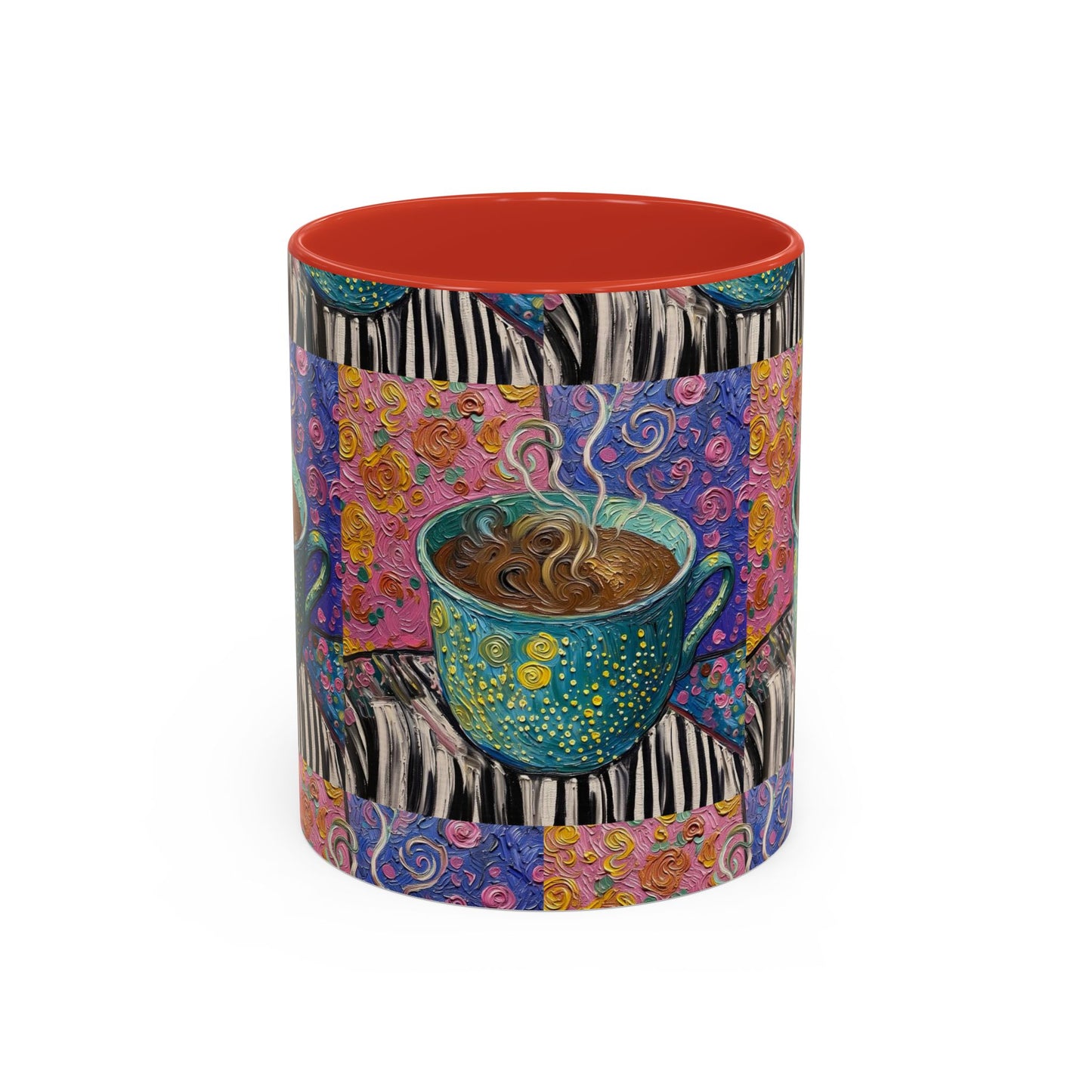 Whimsical Coffee Cup Mug | Accent Coffee Mug 11oz 15oz