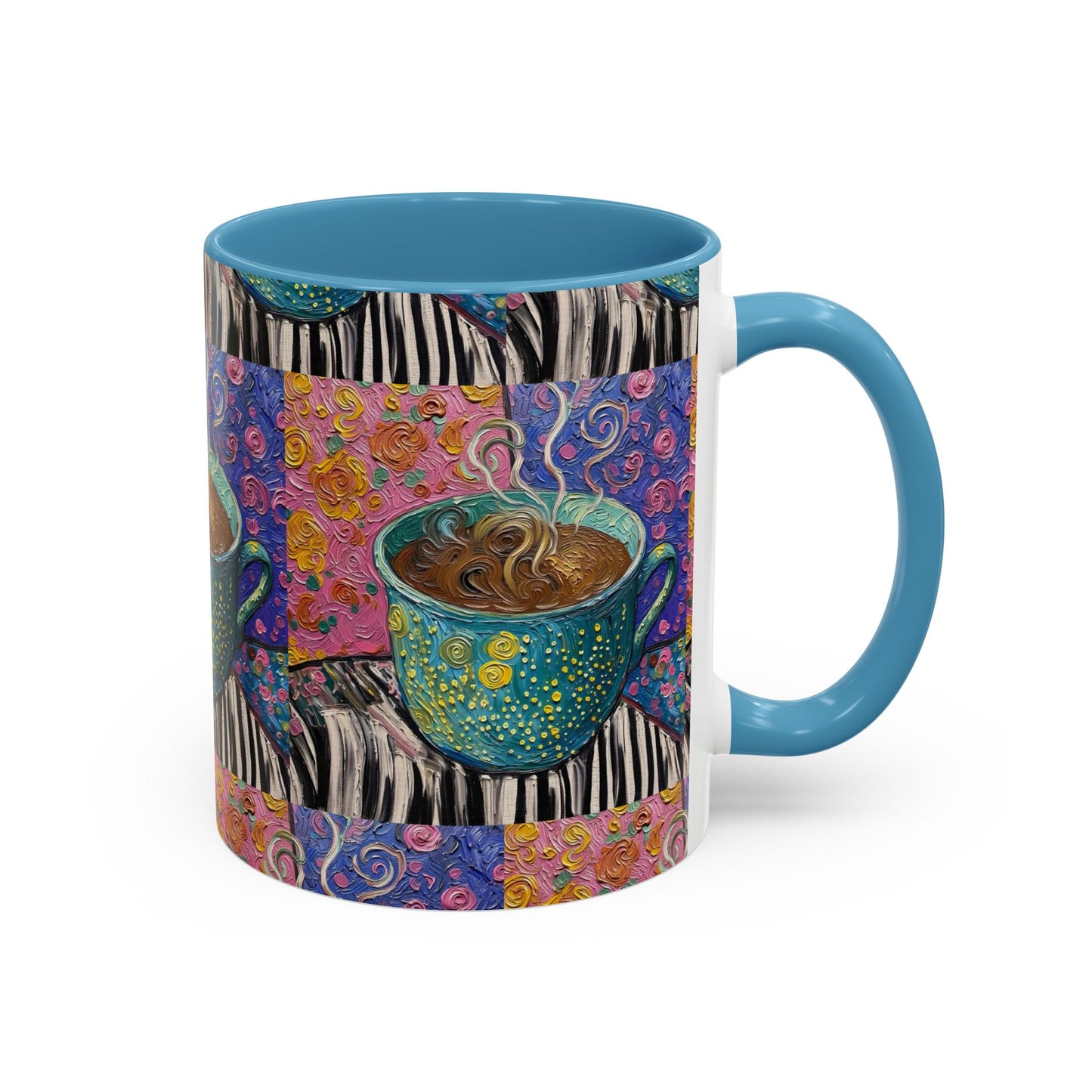 Whimsical Coffee Cup Mug | Accent Coffee Mug 11oz 15oz