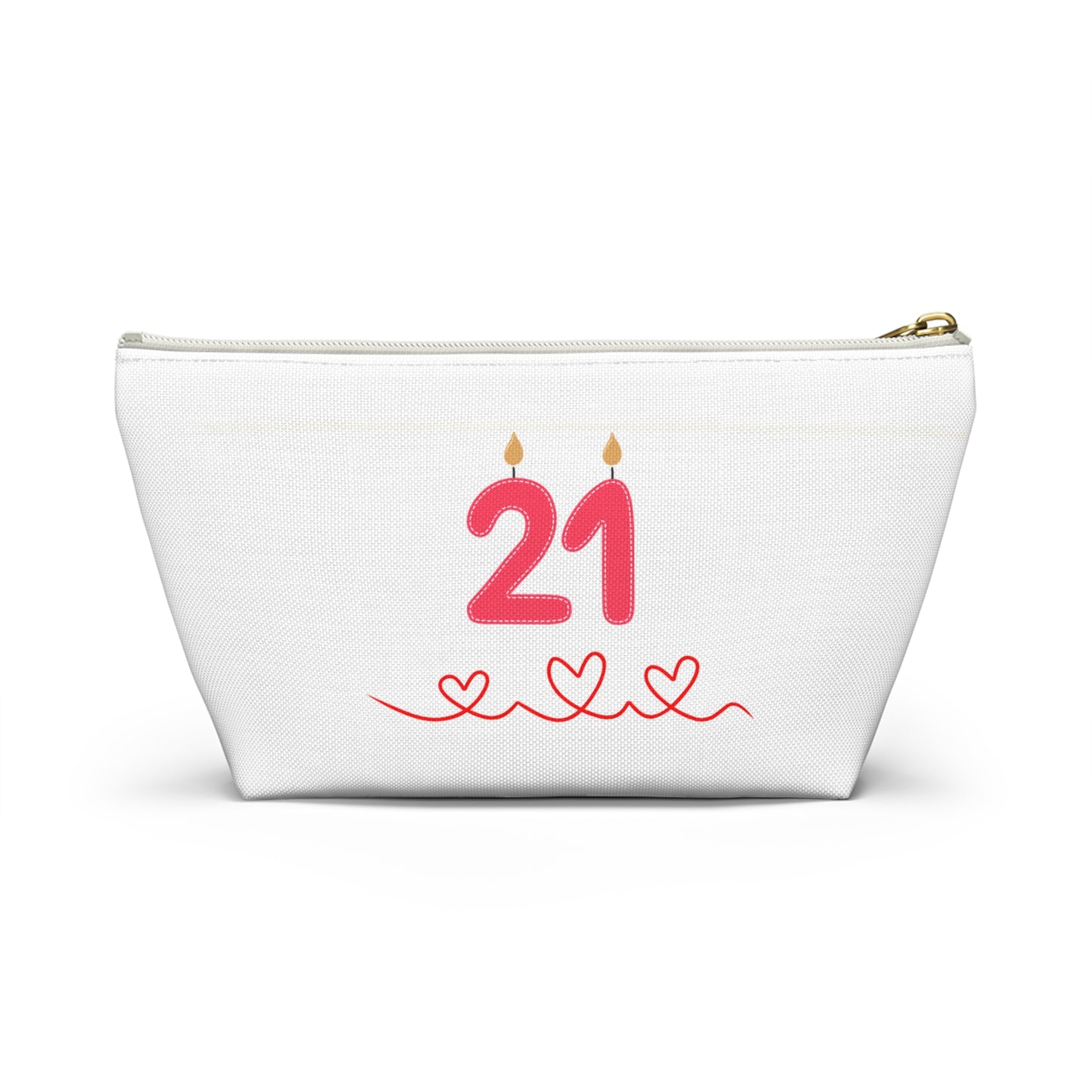 Cocktail Cheers Accessory Pouch — 21st Birthday Makeup Bag