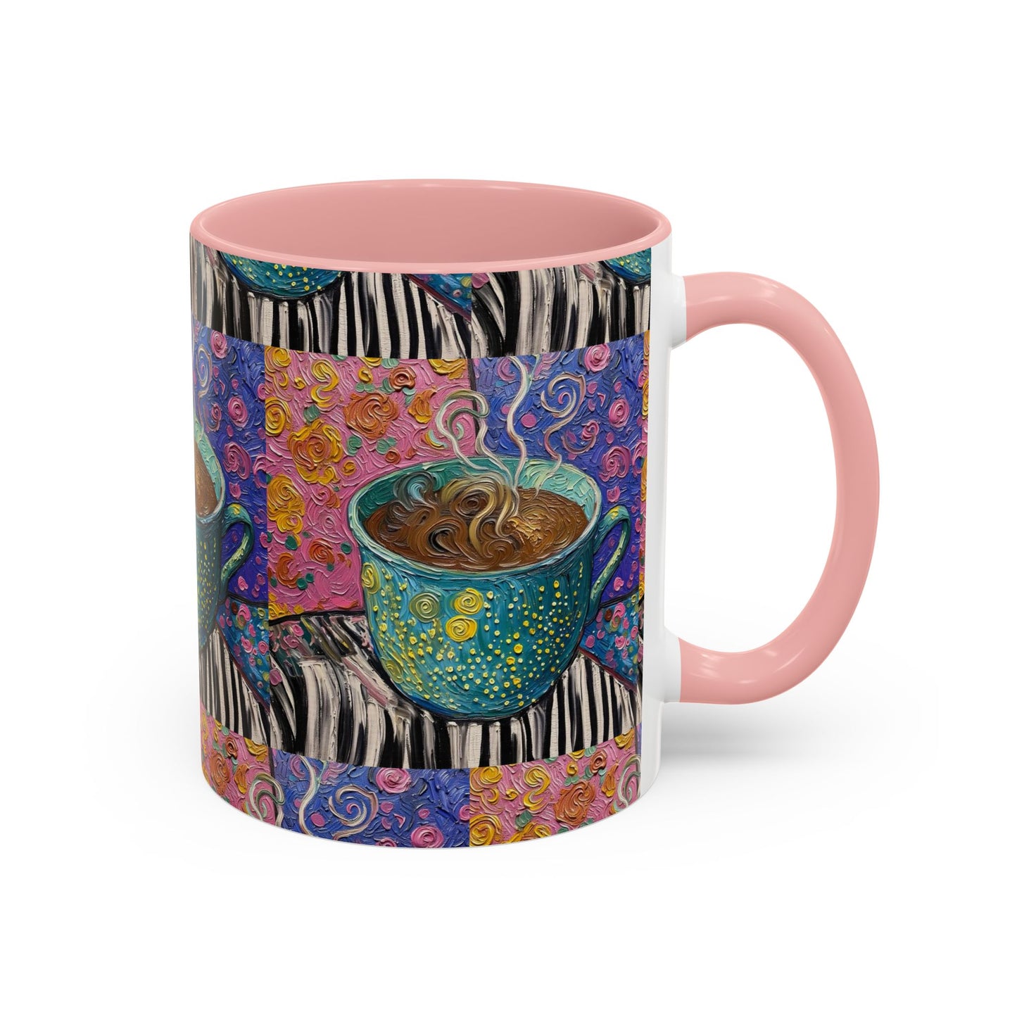 Whimsical Coffee Cup Mug | Accent Coffee Mug 11oz 15oz