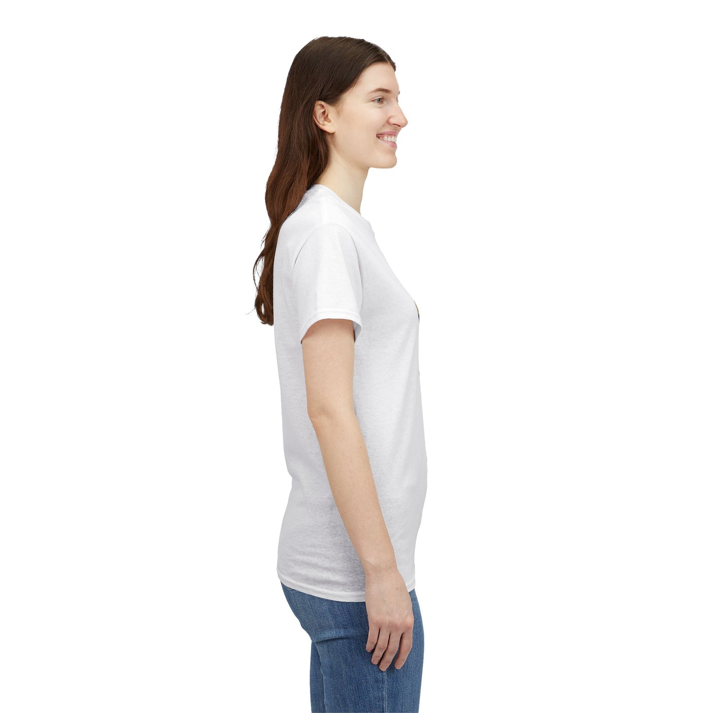 Coffee Cup Fragmented Graphic Tee — Colorful Modern Art T‑Shirt